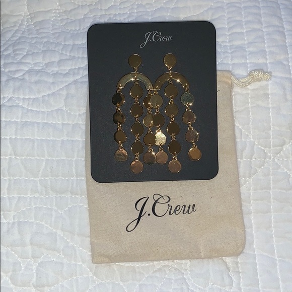 J. Crew gold earrings - Picture 3 of 3